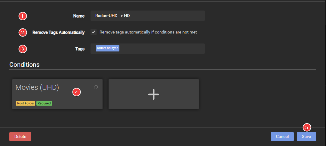 Auto Tagging - Add Condition - Final Steps